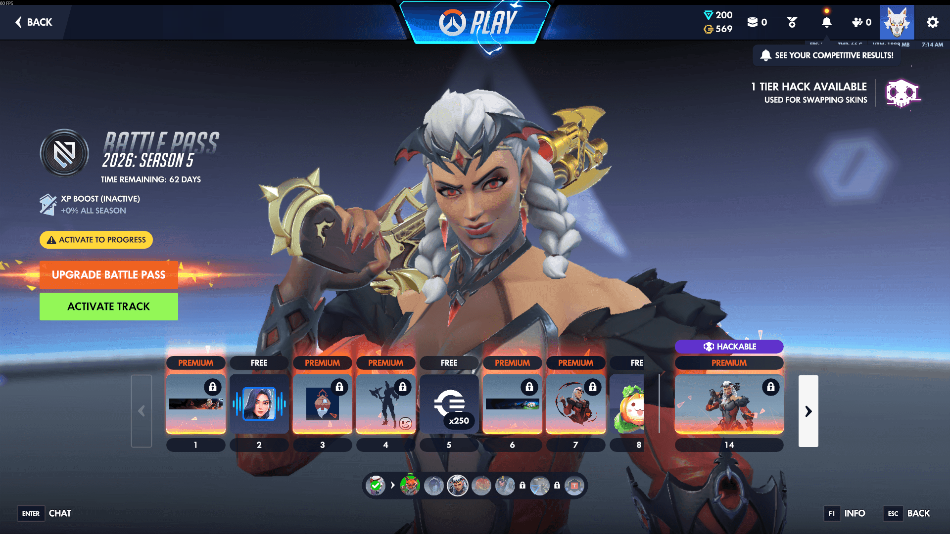 Overwatch Season 5 Battle Pass Track 3 (Credit: Blizzard)