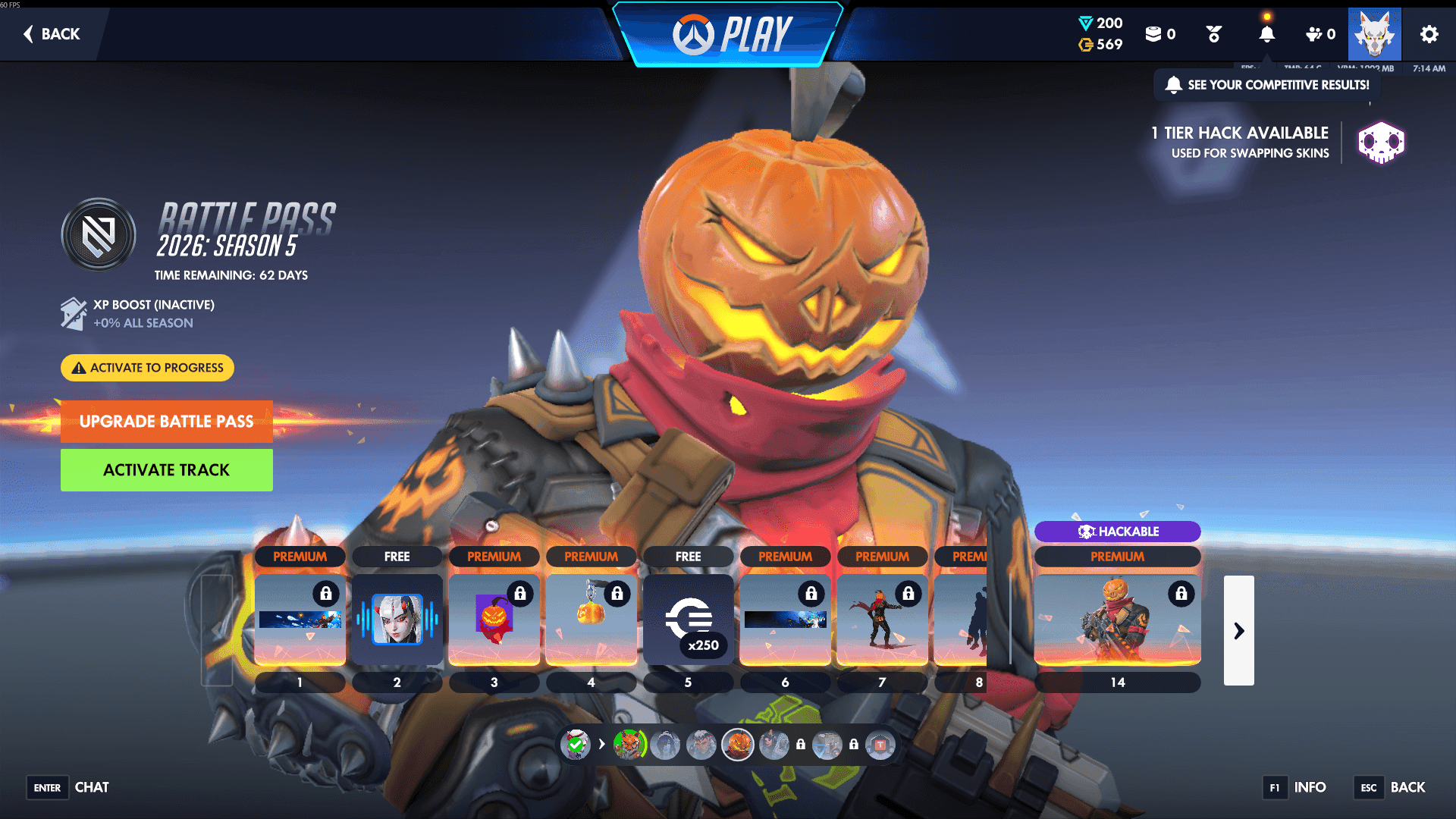 Overwatch Season 5 Battle Pass Track 4 (Credit: Blizzard)