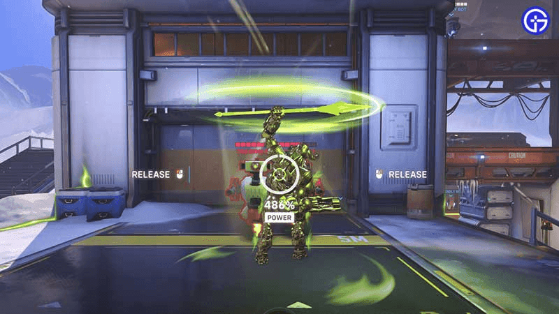 A fully-charged Terra Surge from Orisa can be devastating when used in conjunction in other ultimates. Credit: Blizzard