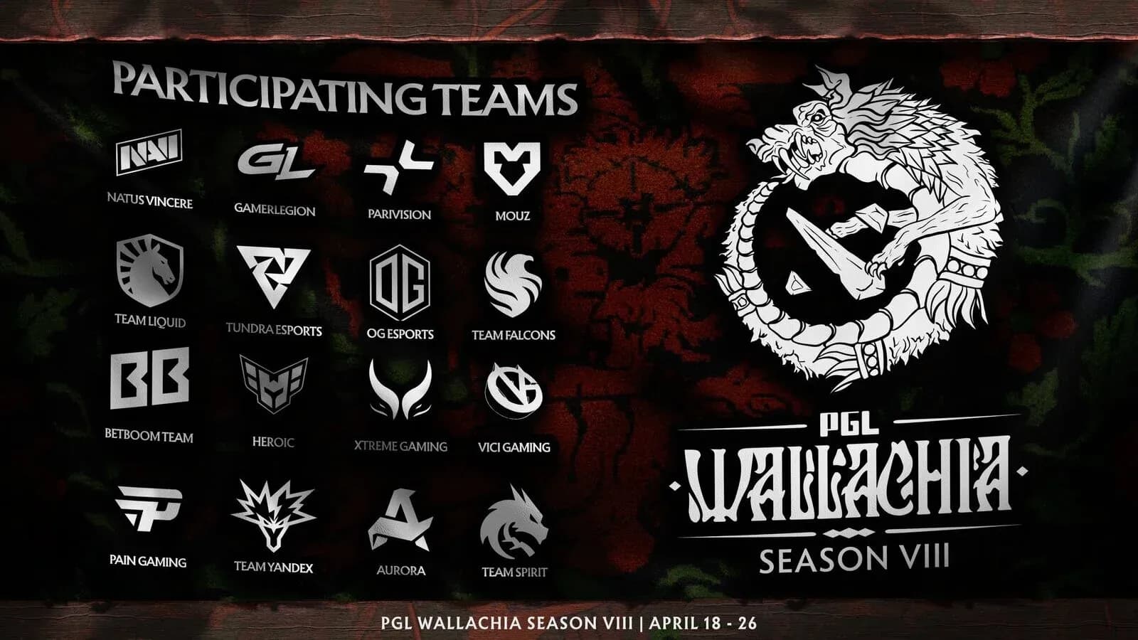 PGL Wallachia Season 8: Format, Schedule, Fixtures and More