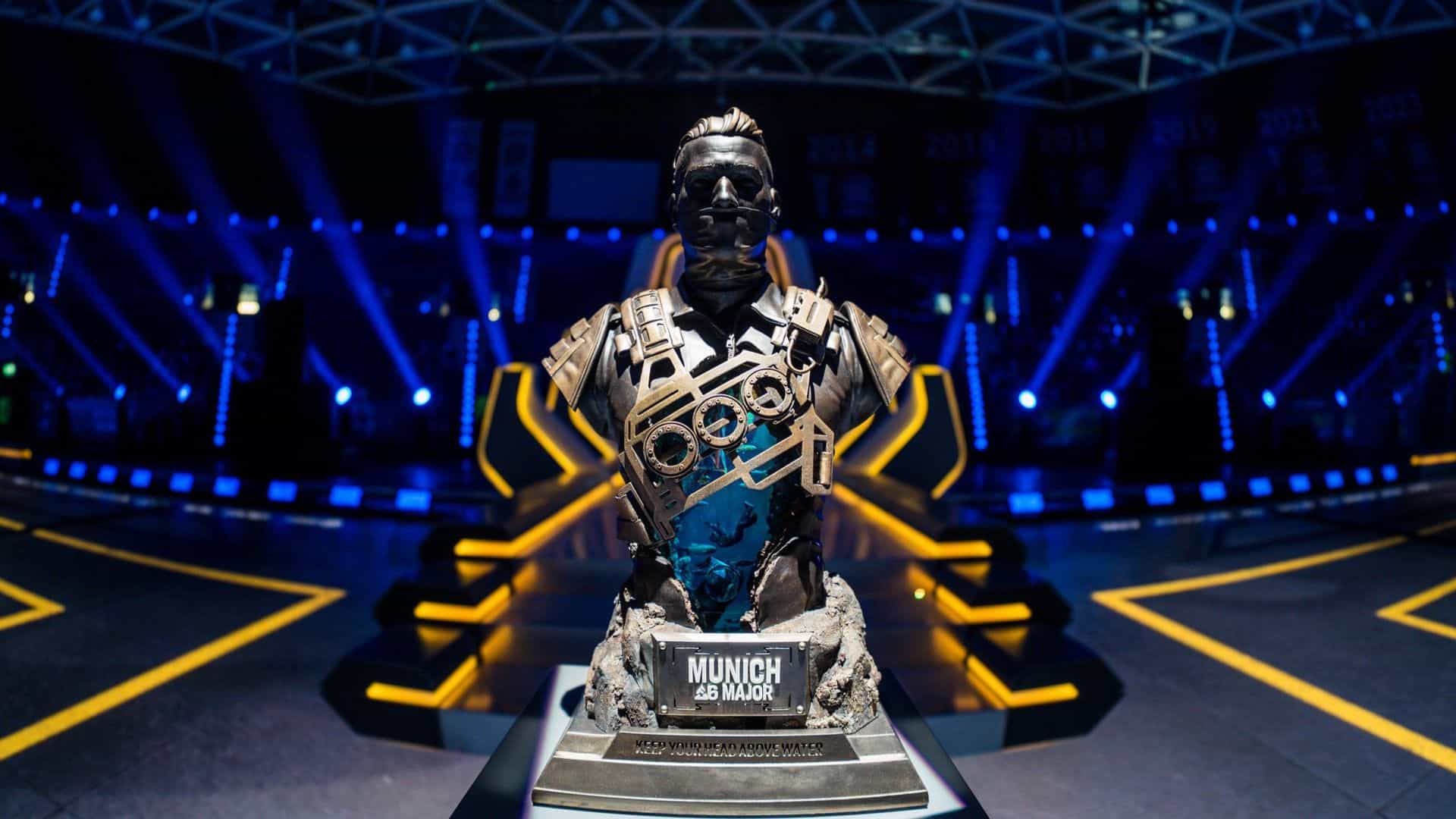 R6 BLAST Munich Major 2025 trophy