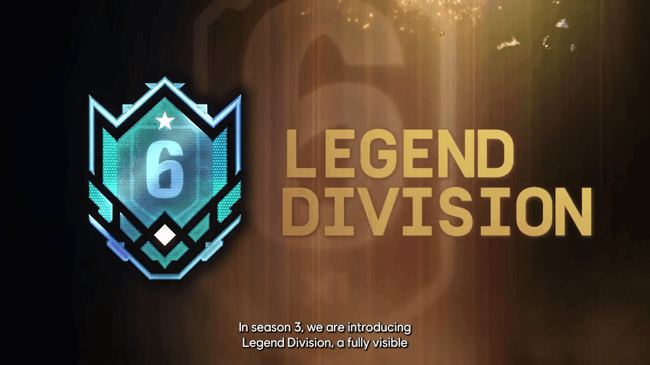 Rainbow Six Siege Legend Division header