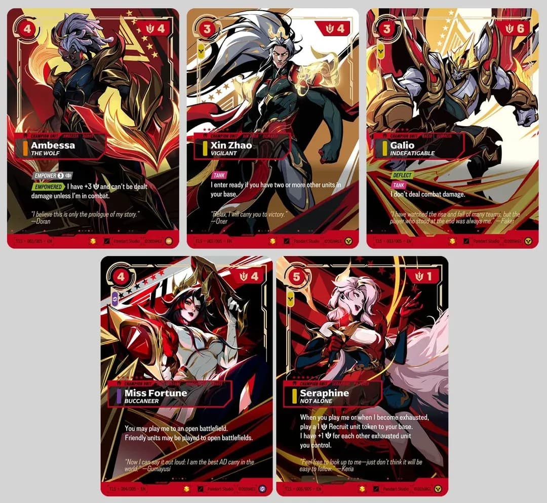 T1 2025 Worlds deck card collection (Image: Riot Games)