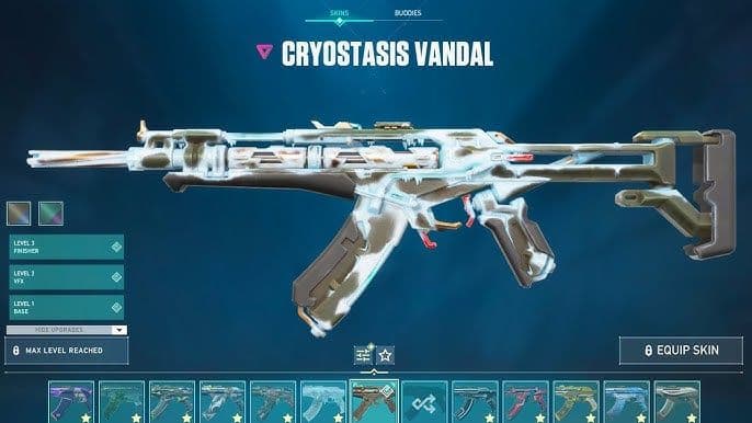 Most VALORANT skins include tiers that Credit: Riot Games