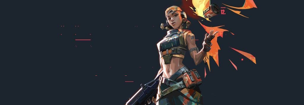 Explosive entry-specialist Raze is one of the fastest agents to gain space when double satcheling in. Credit: Riot Games