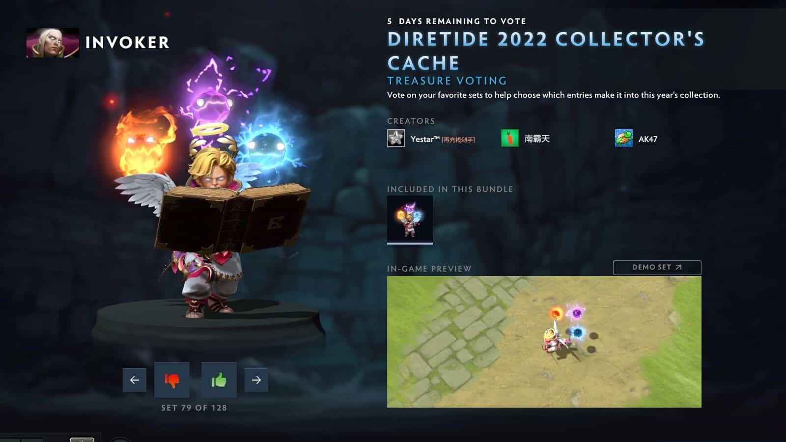 Começa a votação do suplemento de colecionador do diretide