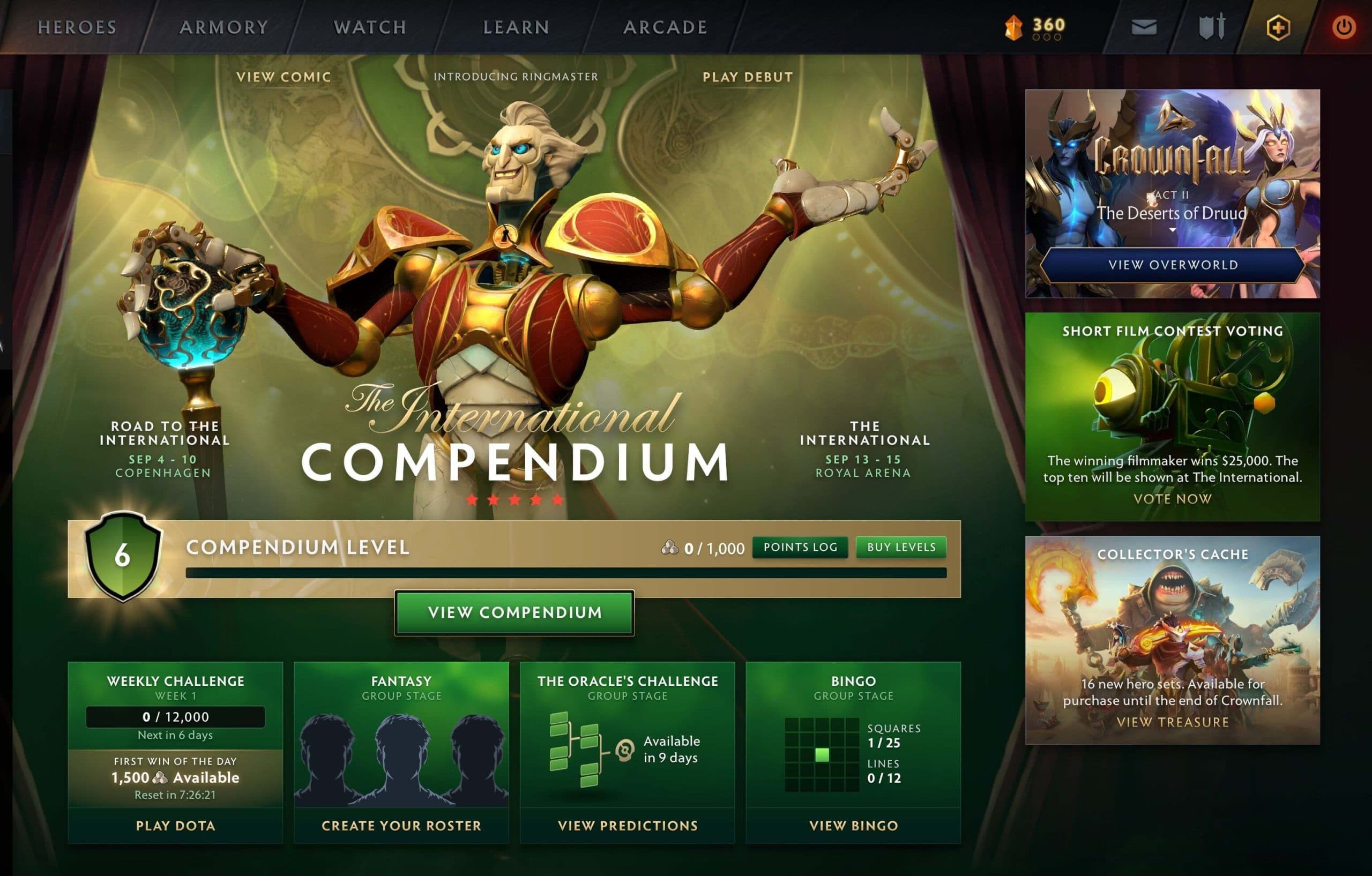 O Ringmaster é uma espécie de mestre de cerimônias do International 2024.