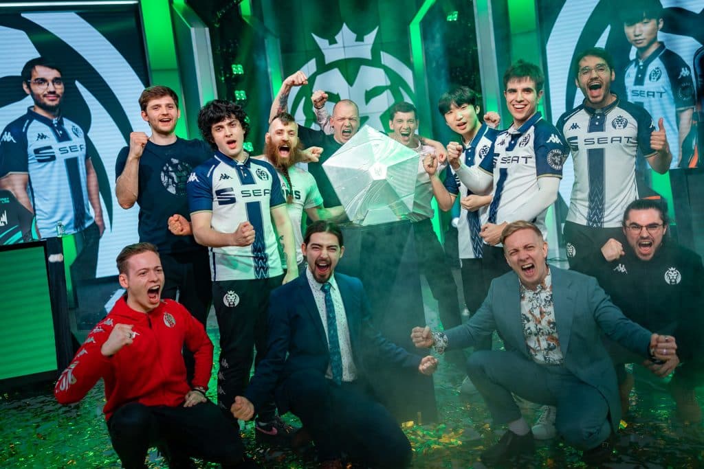 A MAD Lions negou à G2 a chance de um ano perfeito no LEC em 2023 após uma merecida vitória nas finais de Primavera. (Crédito: Michal Konkol/Riot Games)