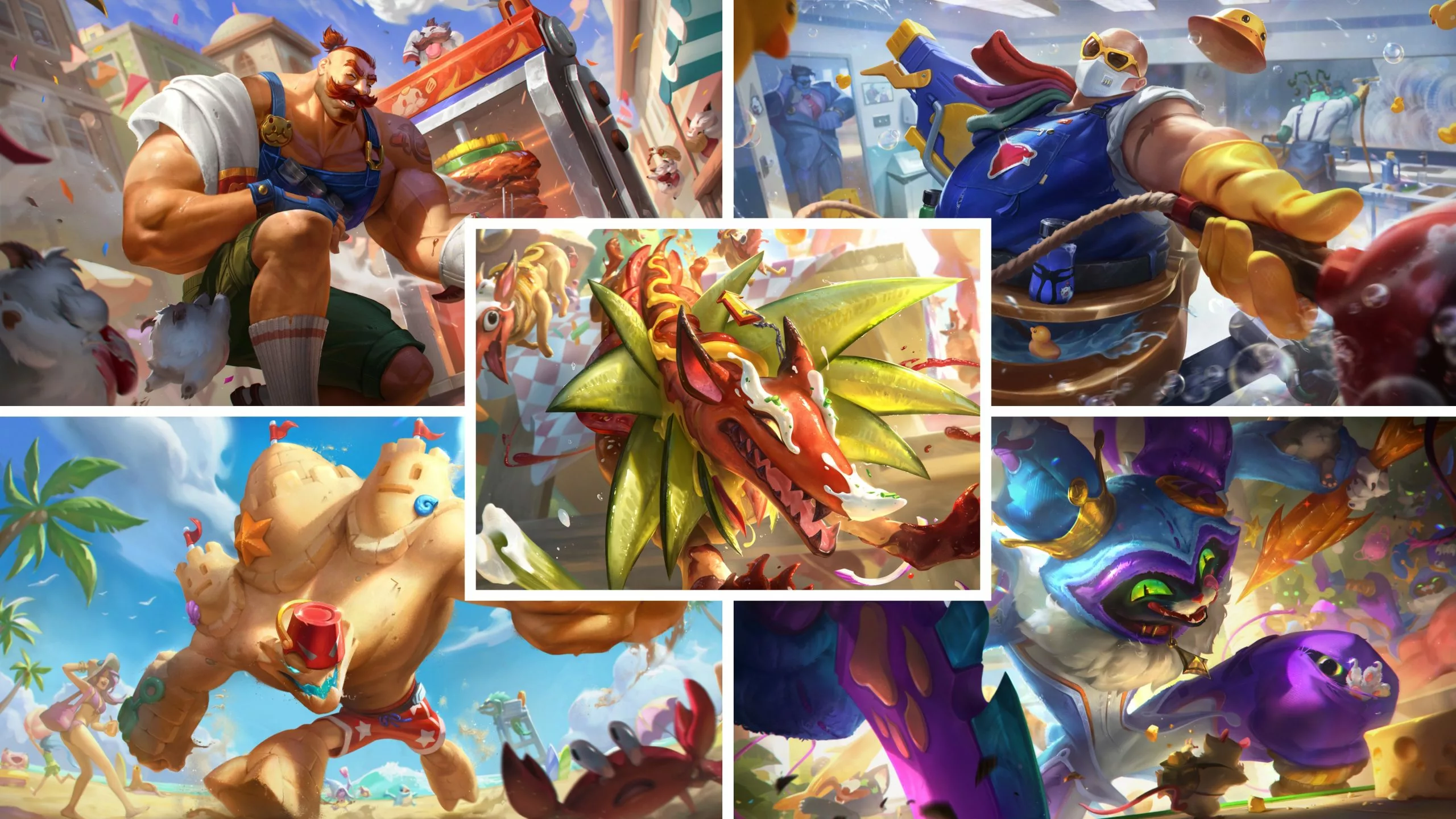 Skins de Primeiro de Abril elogiadas pela sua criatividade por fãs de League of Legends