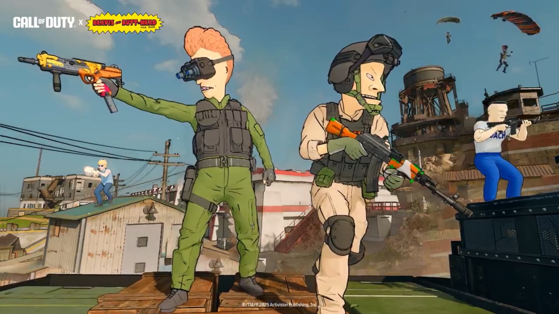 Beavis and Butt-Head chegam ao Call of Duty com skins, mapa cel-shaded e crossover inédito