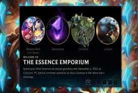 O que é o Empório de Essências do League of Legends?