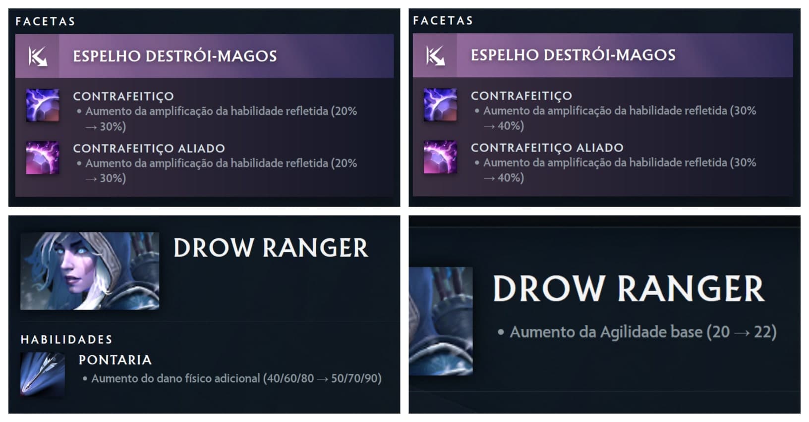 Alterações dos heróis que Yatoro escondeu.