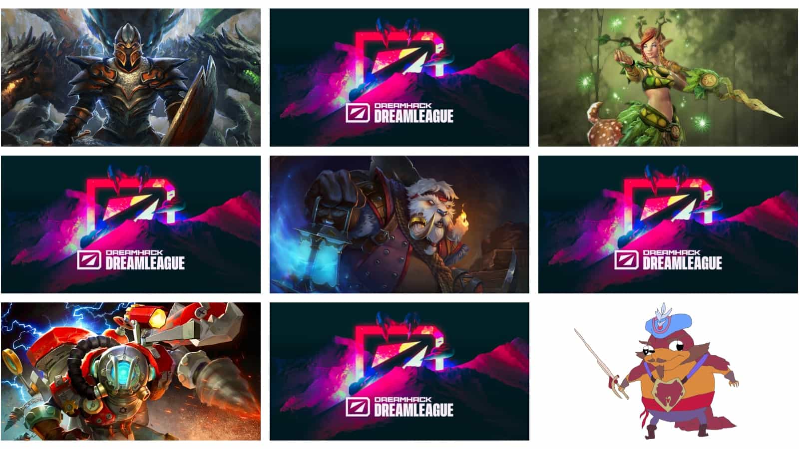 DreamLeague 24: veja os heróis mais populares do torneio