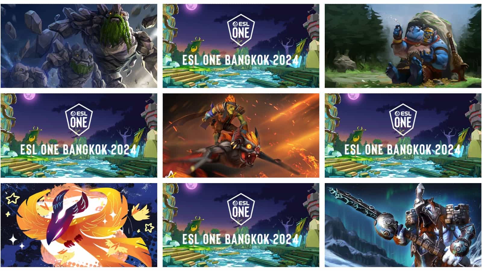 ESL One Bangkok: Top 5 heróis mais populares e dados do torneio