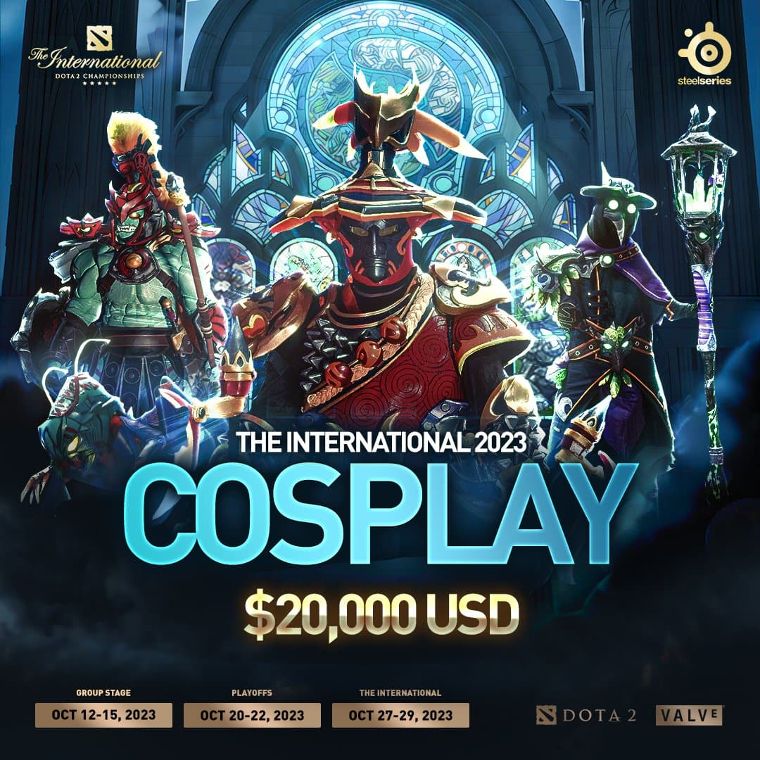 Evento de aniversário e concurso de cosplay