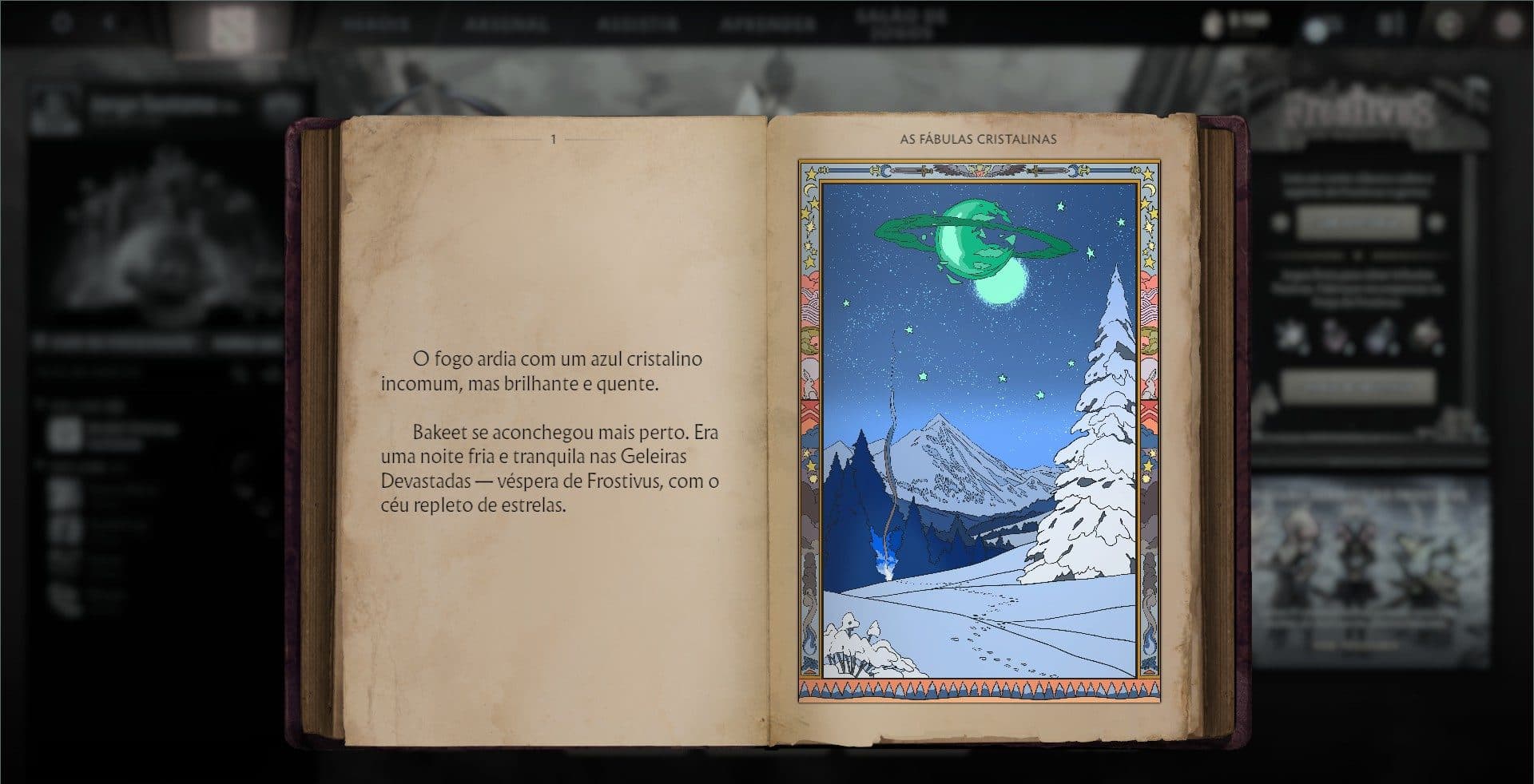 Natal e Frostivus não estão completos sem histórias pra contar.