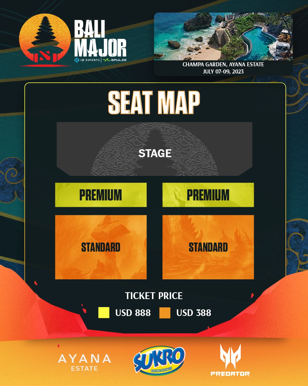 Bali Major: fãs reclamam de entradas com preço alto