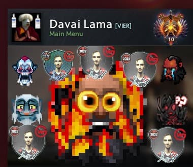 Perfil de Davai Lama no Dota 2.