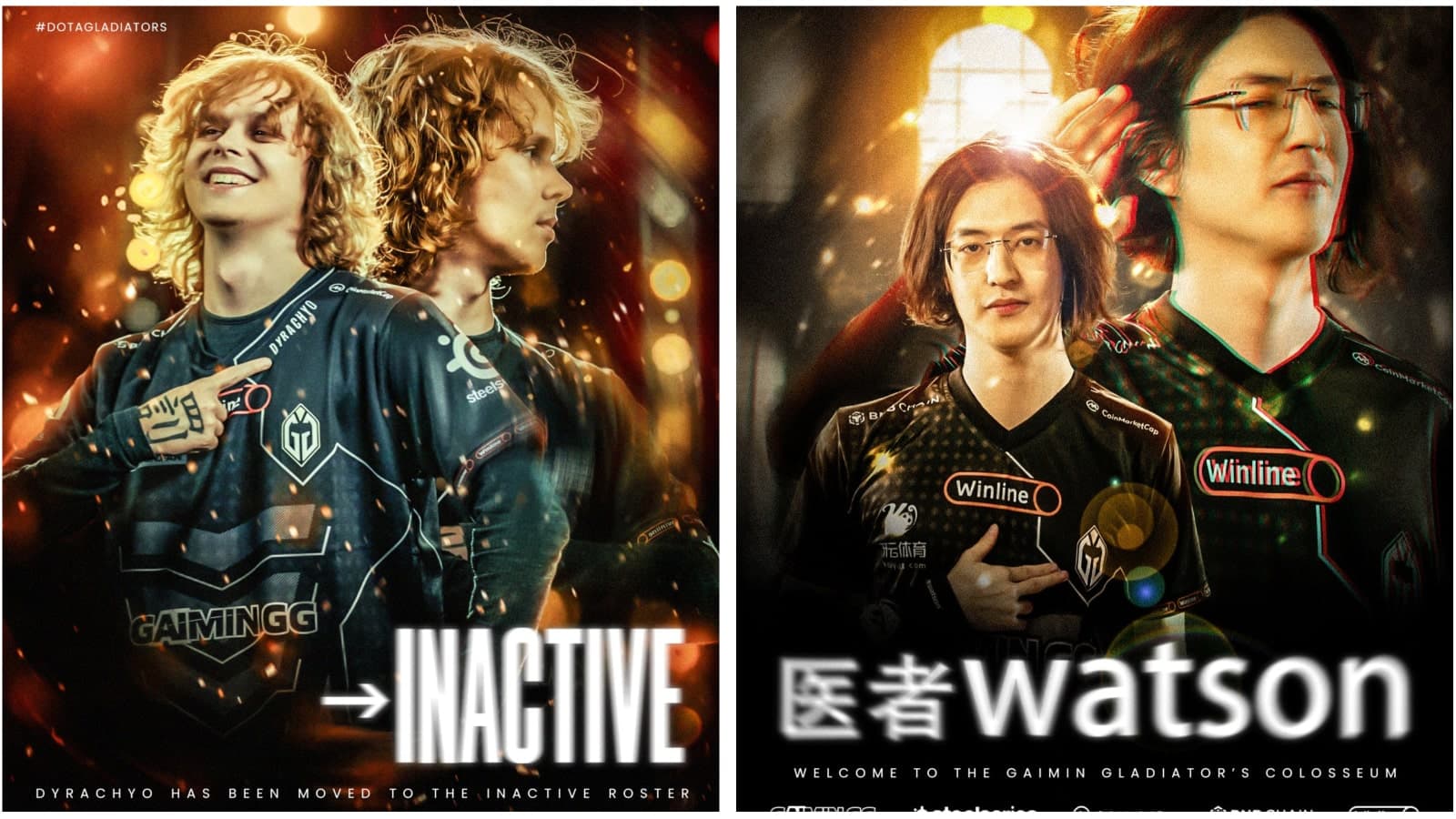 Gaimin Gladiators: sai dyrachyo, entra watson