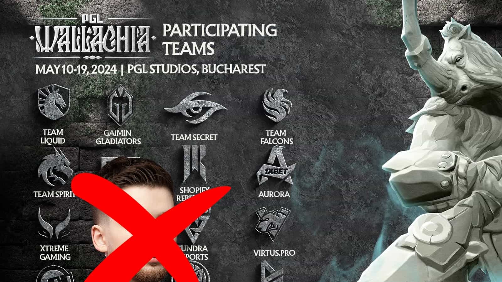 Team Falcons segue assombrado pelos vistos de Malr1ne