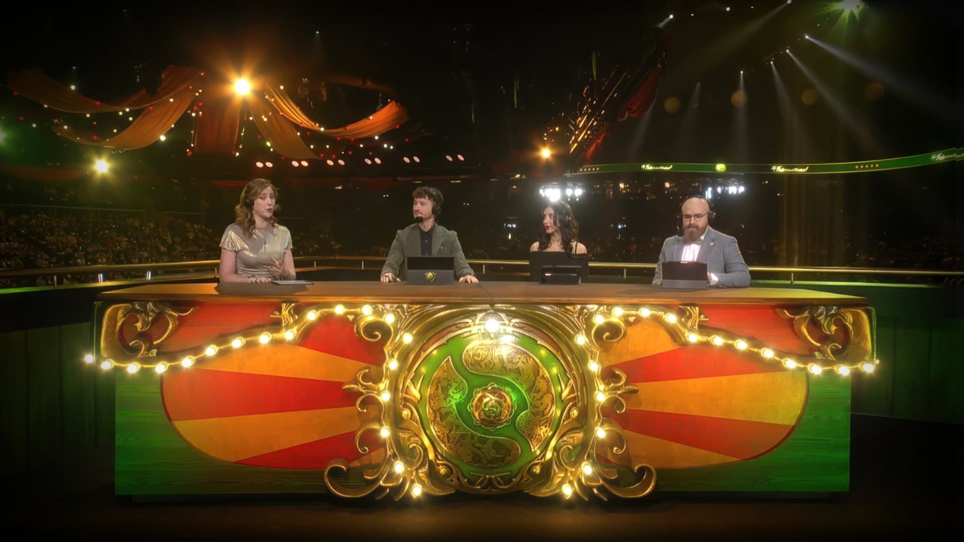 O International 2024 faz sua estreia no palco principal da Royal Arena.