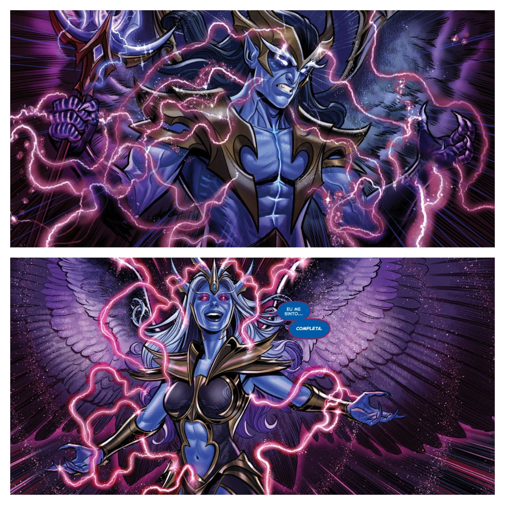 O casal renasceu por meio dos poderes de Scree'Auk.