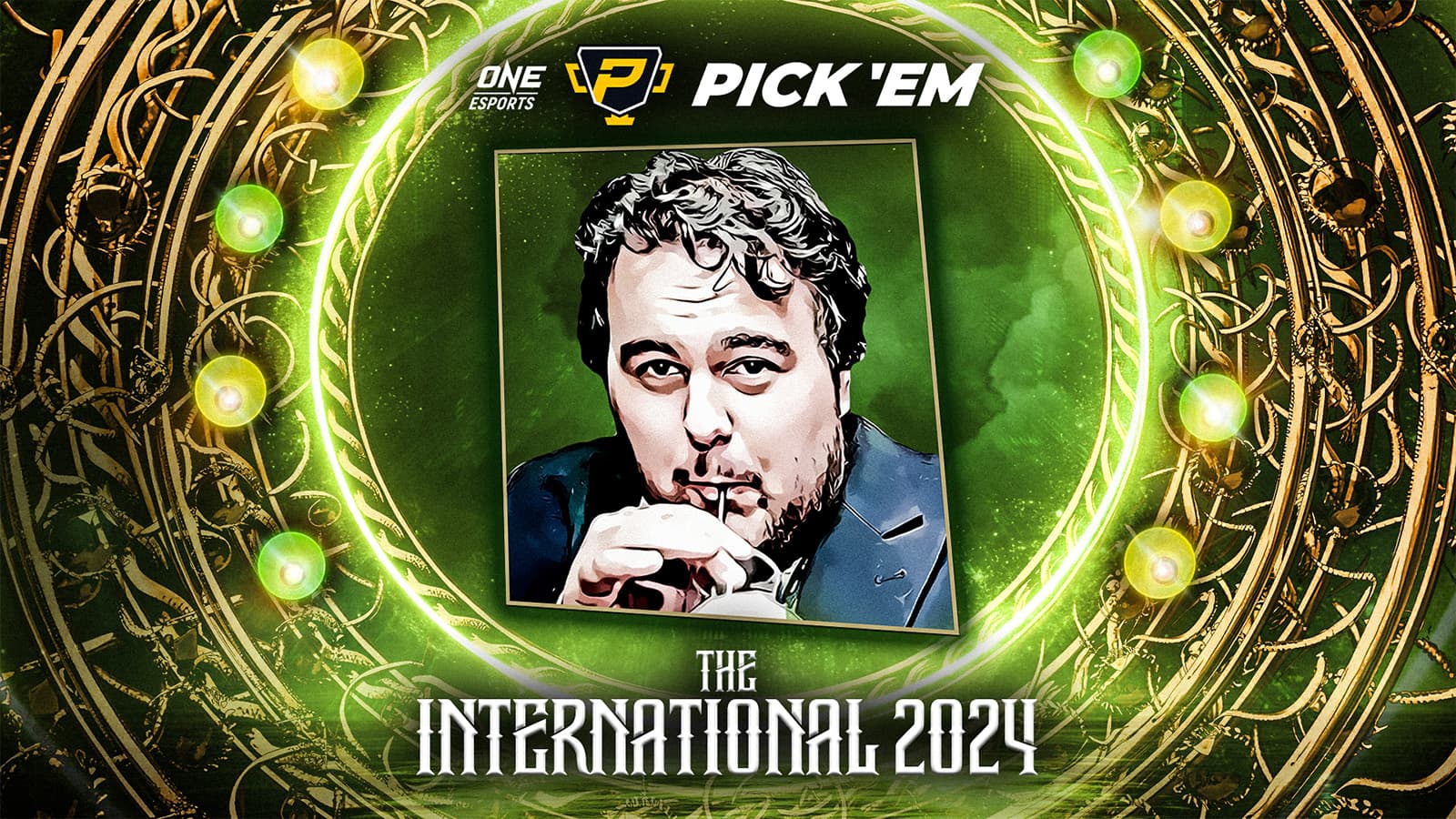 Noxville com sua clássica imagem tomando um drink.