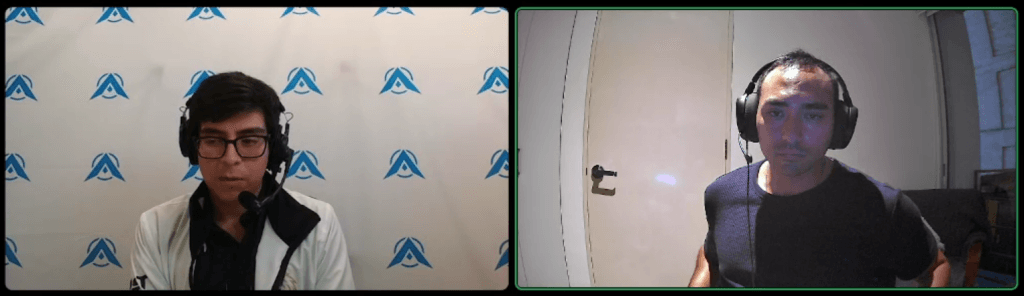 Oddie (esq) e Martin (dir), os talentos peruanos da Lyon e da Strafe