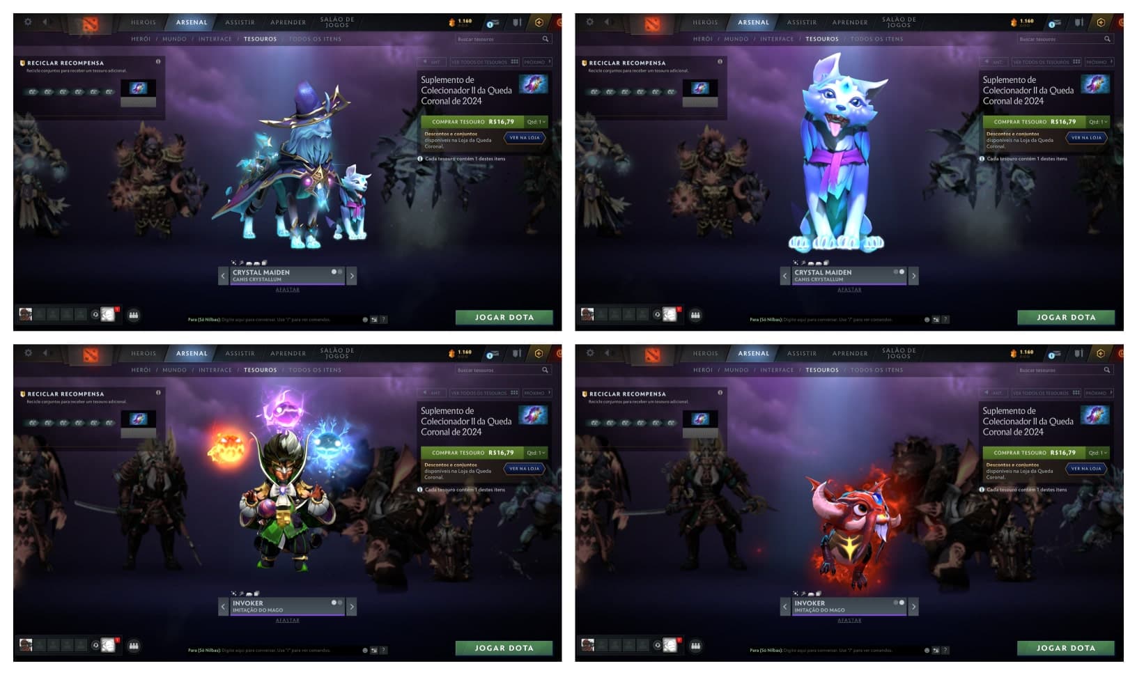 Esse conjuntos são uma opção viável pra que não conseguiu as personas em compêndios anteriores.