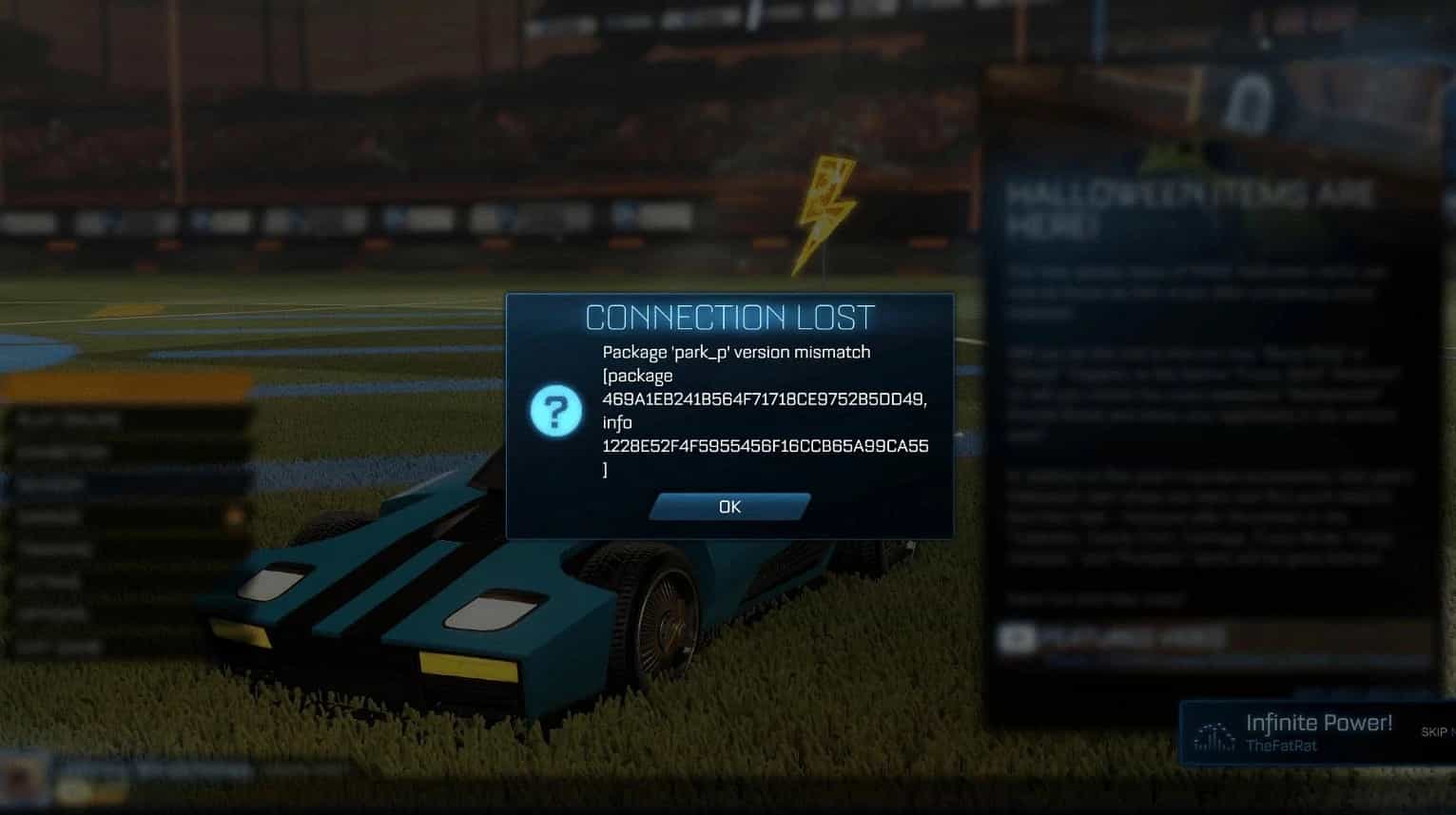 Como corrigir o erro Versão Incompatível no Rocket League, seja na Steam ou na Epic Games