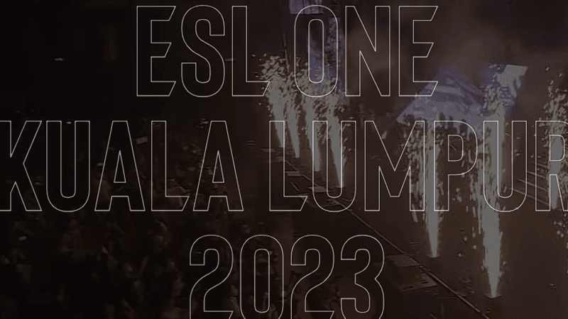 Imagem da ESL One de Kuala Lumpur