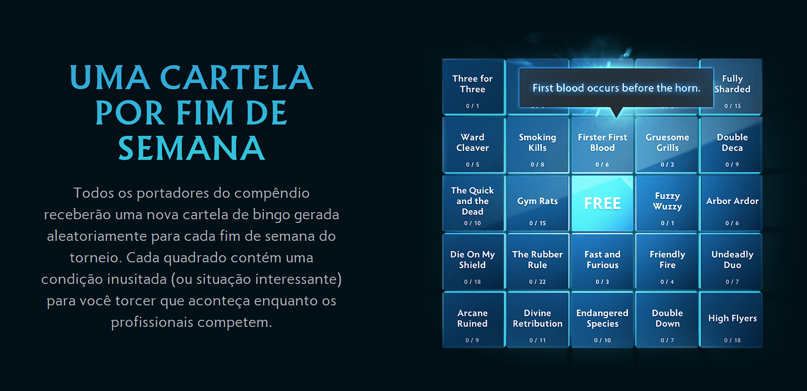 Bingo do compêndio de 2023