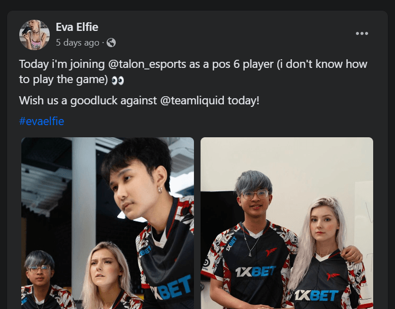 Talon contou com reforços para o International 12