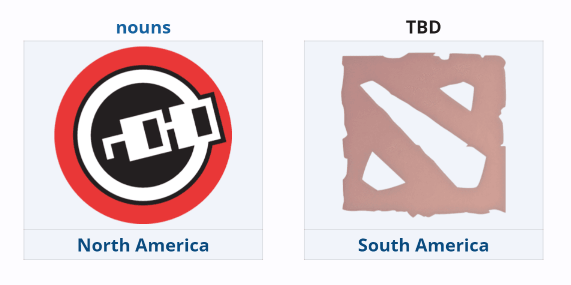 A primeira parada é o continente americano.