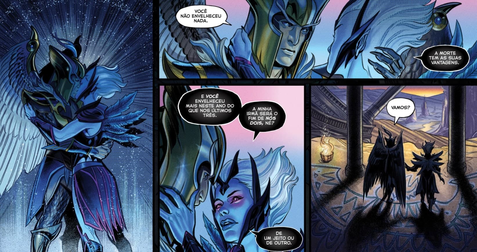 Os protagonistas da Queda Coronal são Skywrath Mage e Vengeful Spirit.