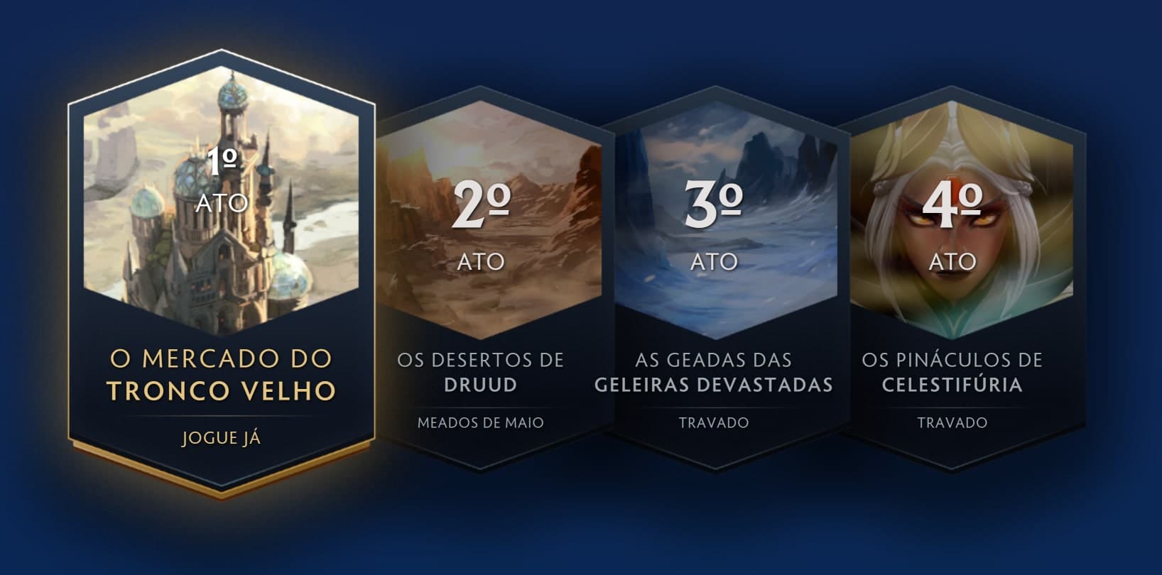 Um novo ato traz novas possibilidades para todos.