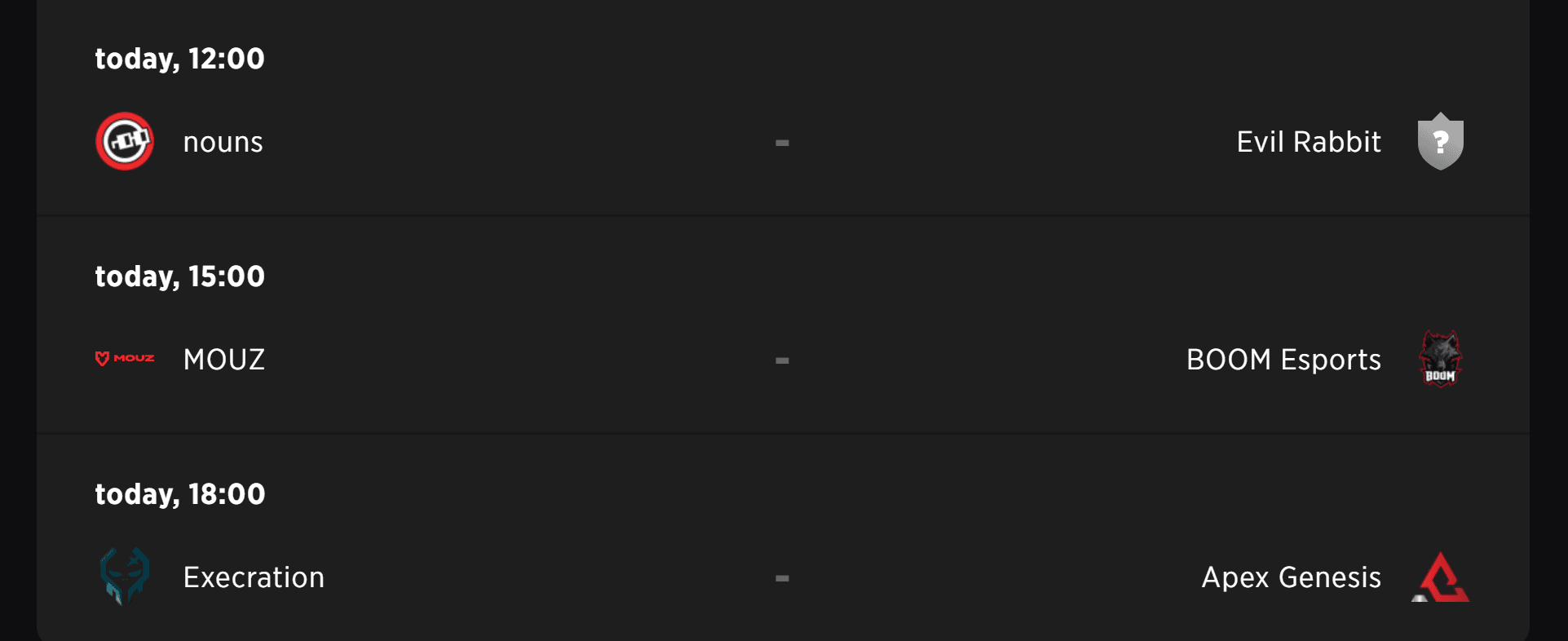 Partidas de eliminação na quarta rodada da Elite League.