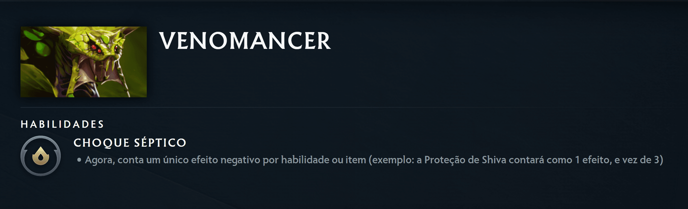 Atualização 7.37b traz o Venomancer de volta ao normal.
