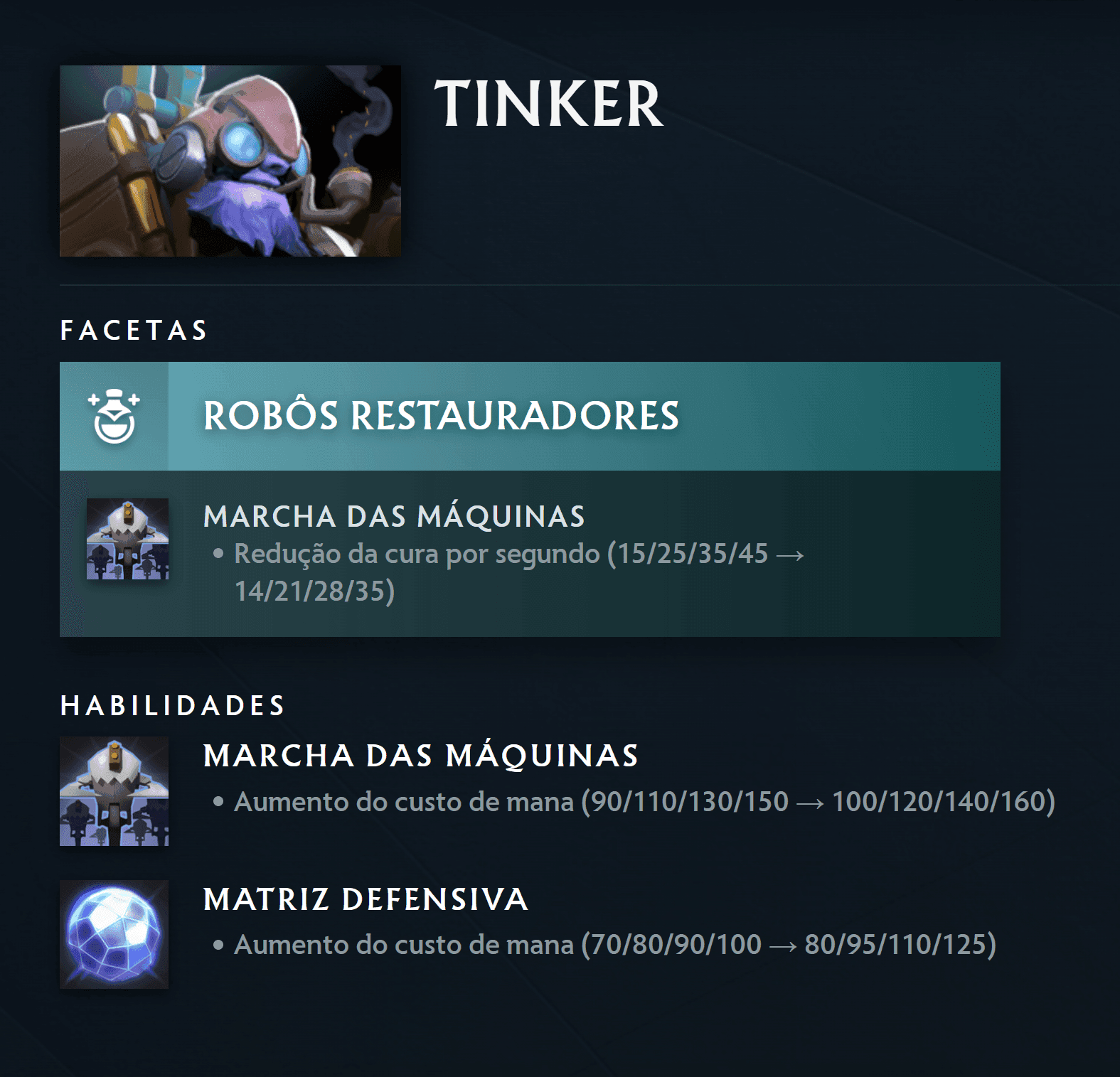 Tinker também recebeu ajustes merecidos.