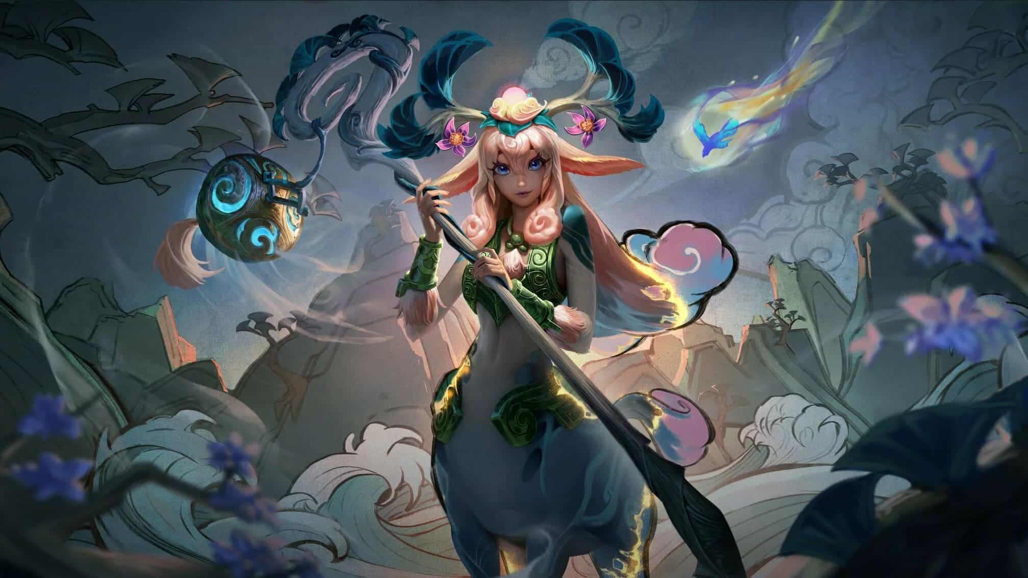 League of Legends Patch 13.12 apresenta visuais cativantes de pergaminhos de Shan Hai