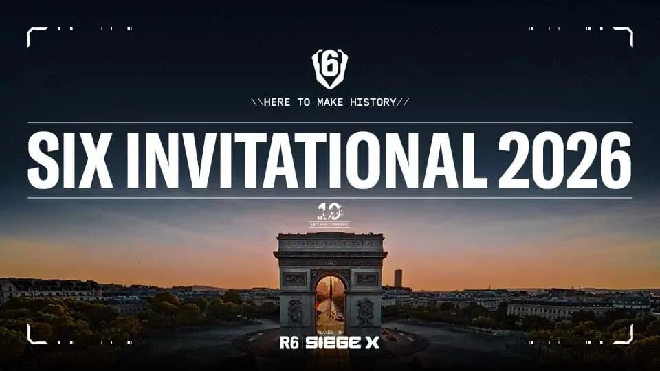 Todos os Times Classificados para o Rainbow Six Siege Six Invitational 2026