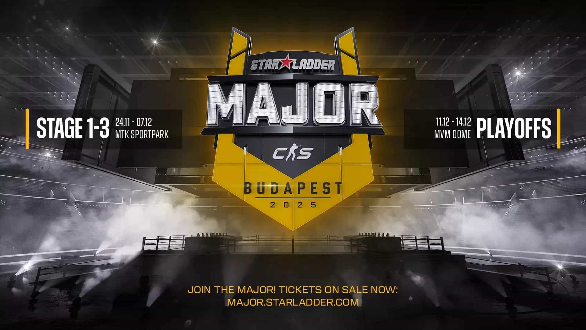 Starladder será a organizadora do ultimo Major de CS2 em 2025