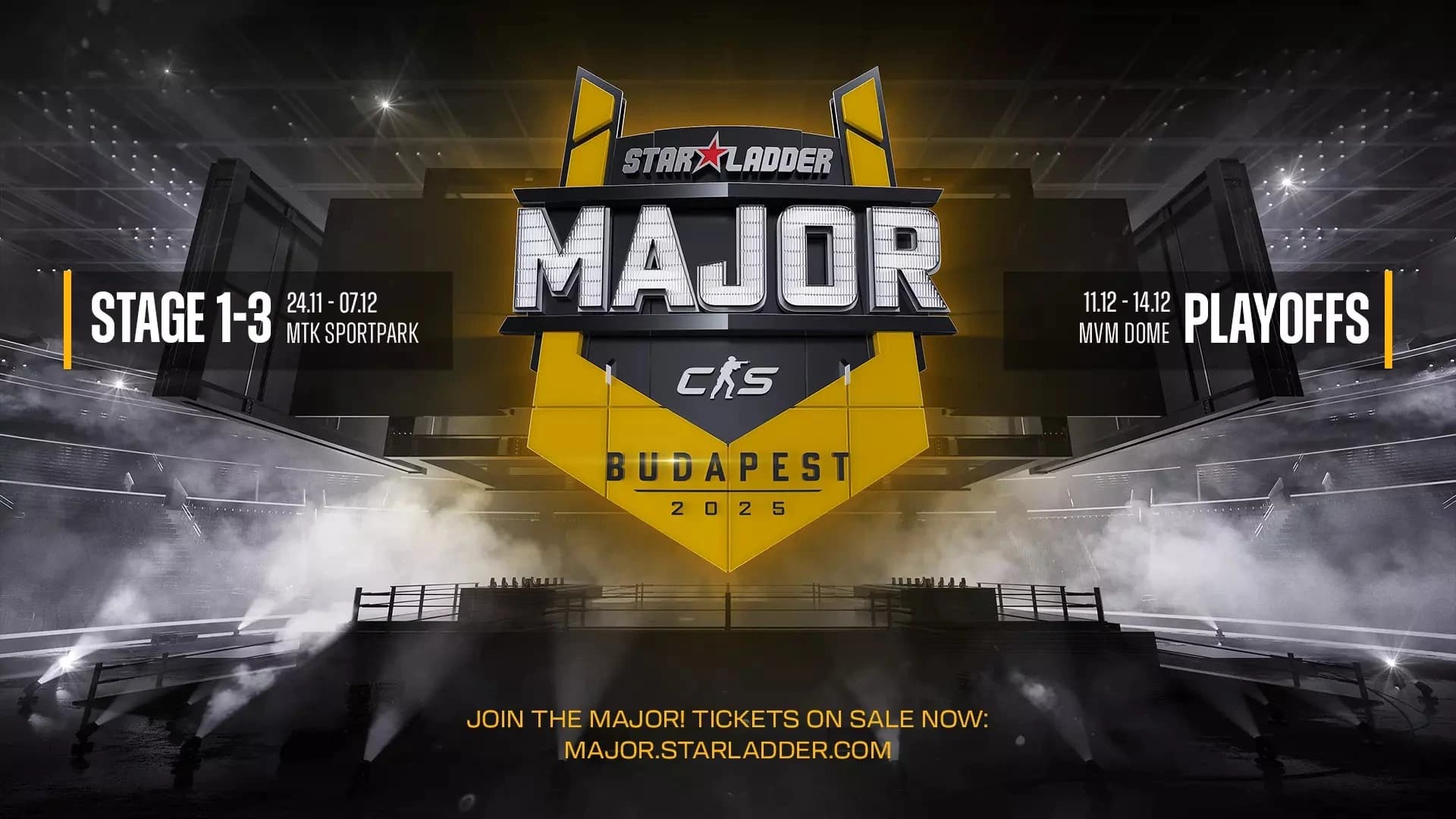 Starladder será a organizadora do ultimo Major de CS2 em 2025