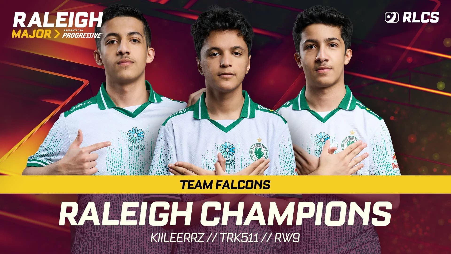 Não deu Brasil no Major de Rocket League dessa vez: a Team Falcons levanta o troféu!