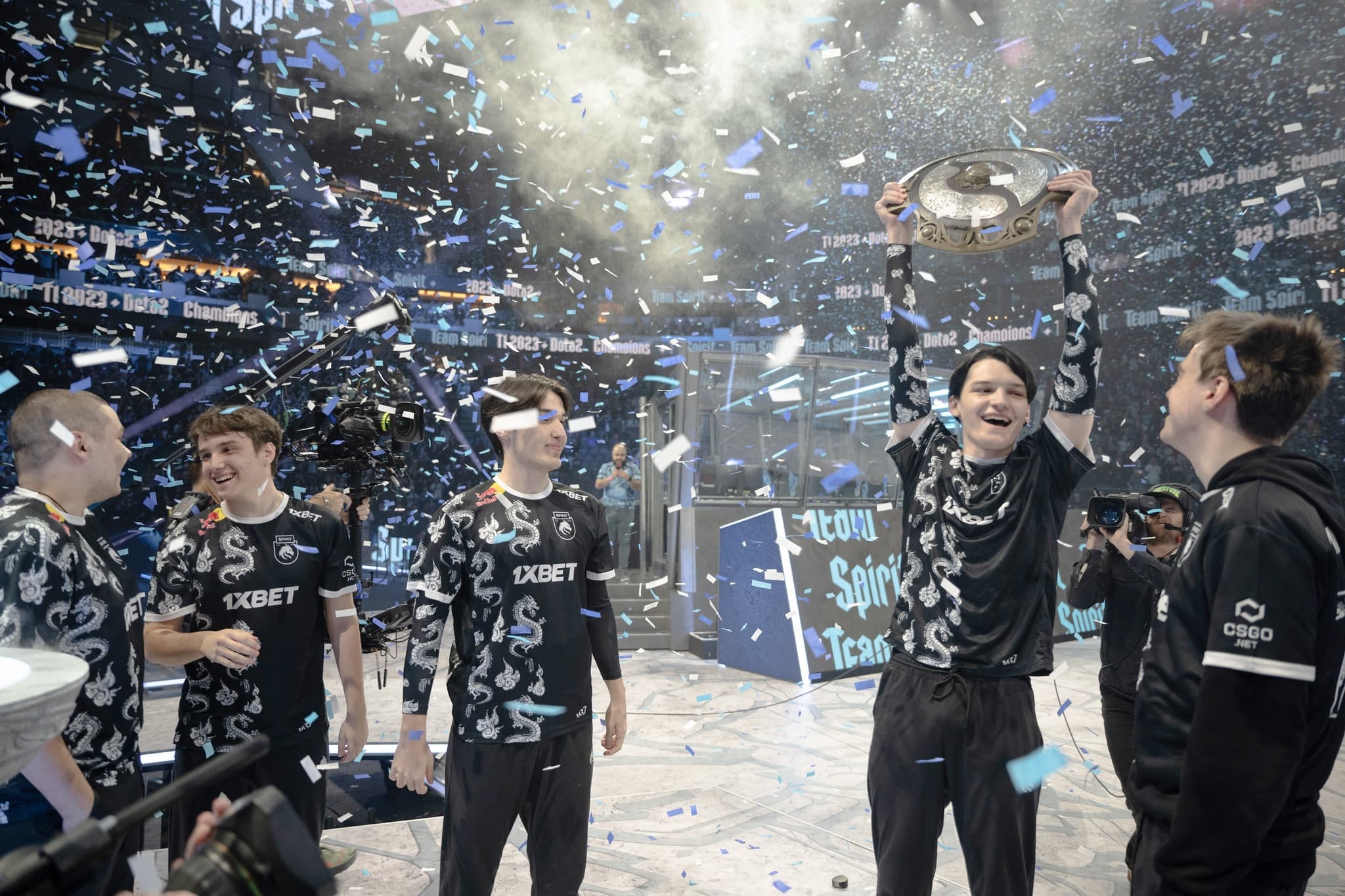 A equipe do dragão venceu o TI de 2023 mas a única bicampeã consecutiva ainda é a OG.