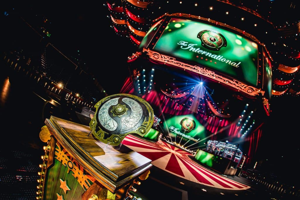 Aegis em exibição no The International 2024. (Créditos: Valve)