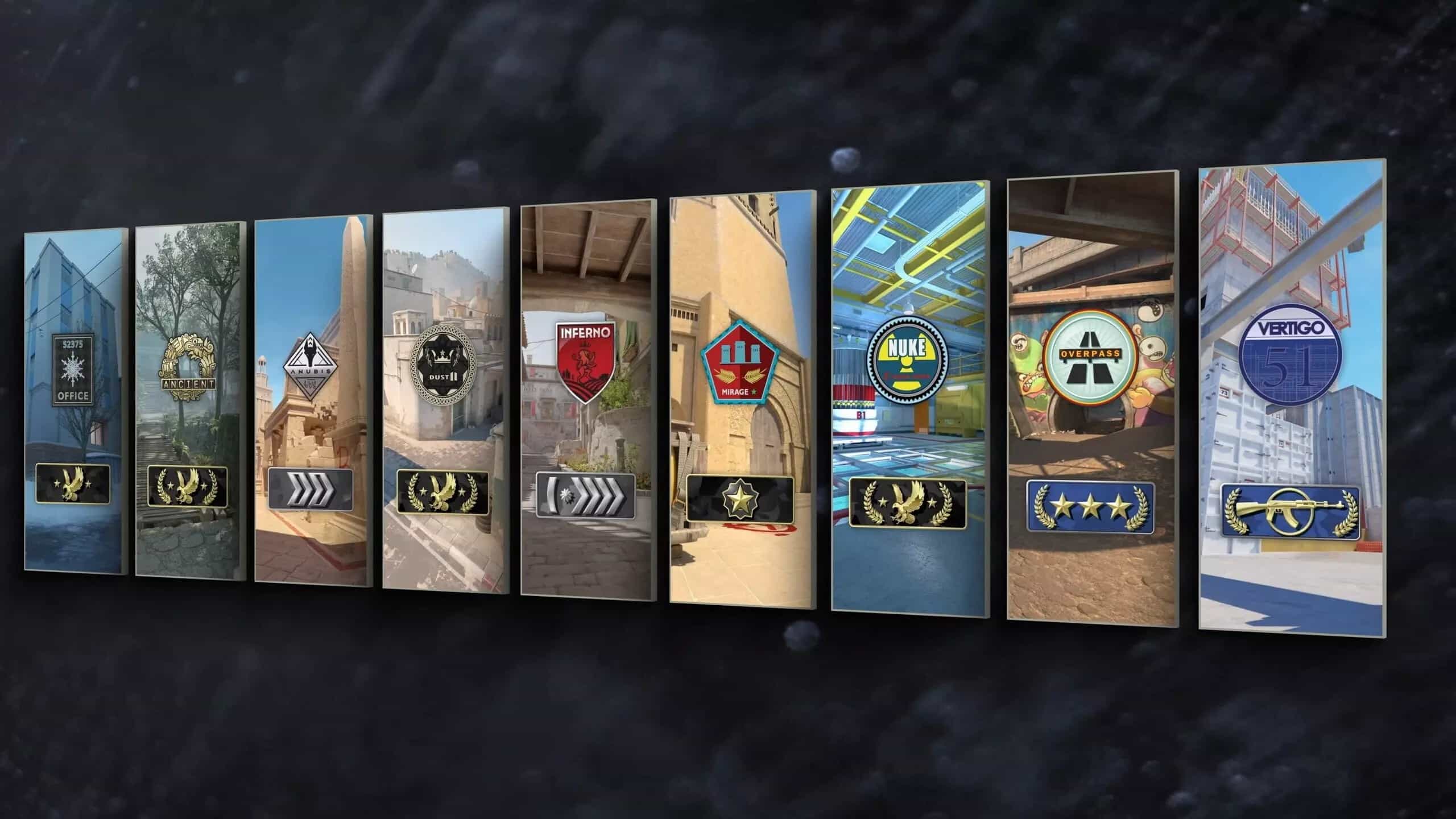 Lista completa de Mapas de CS2: Casual, Deathmatch, Wingman e Corrida Armada