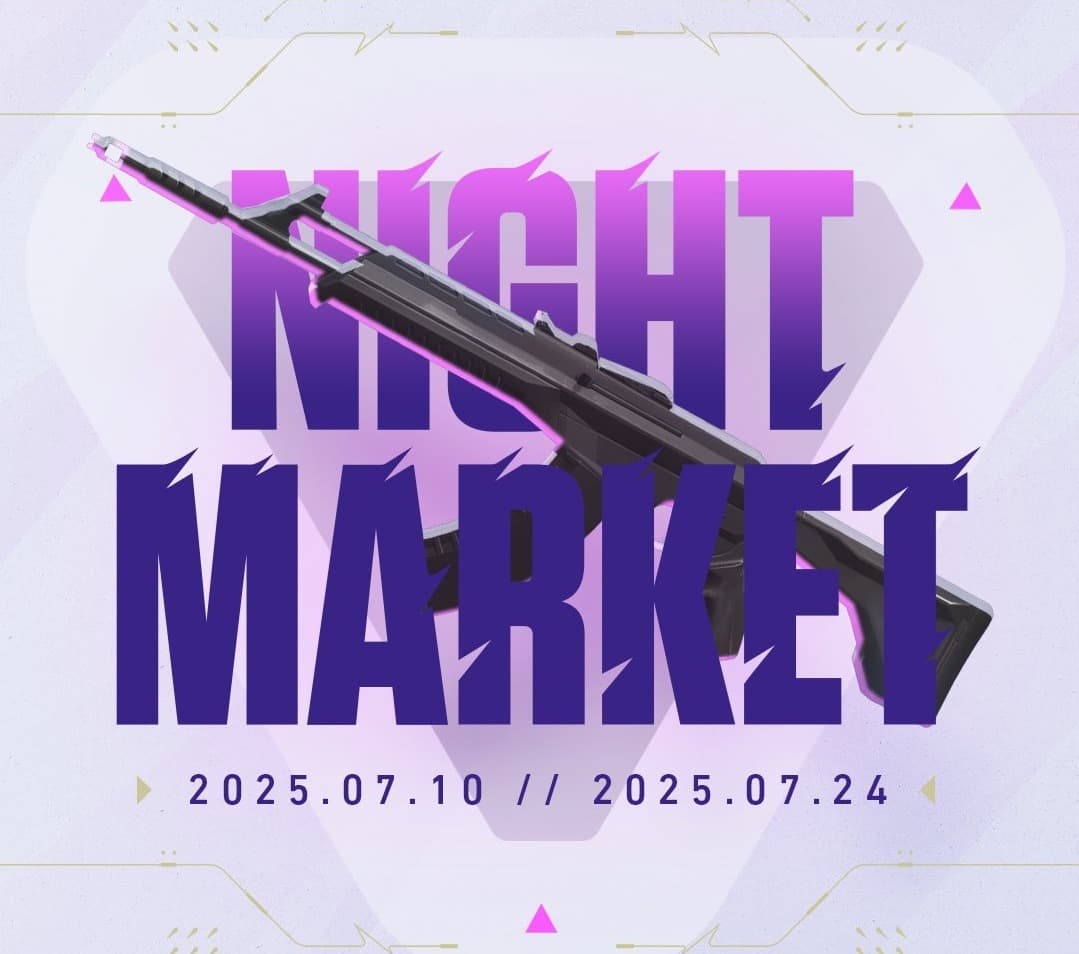 Mercado Noturno do VALORANT retorna dia 10 de Julho e ficará duas semanas no ar