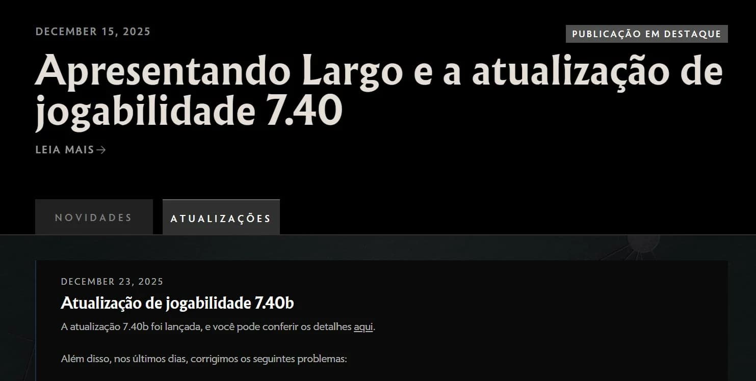 A mudança na busca competitiva por funções do Dota 2 não parece ser considerada importante pela Valve.