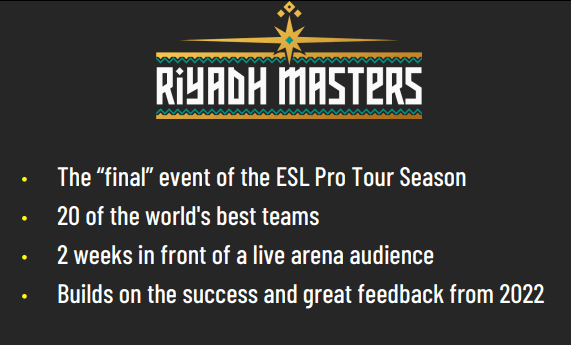 ESL está supostamente trabalhando em um circuito de Dota fora do CPD